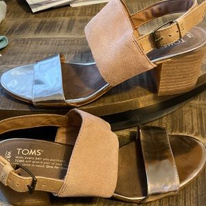 Rose Gold Toms Heels